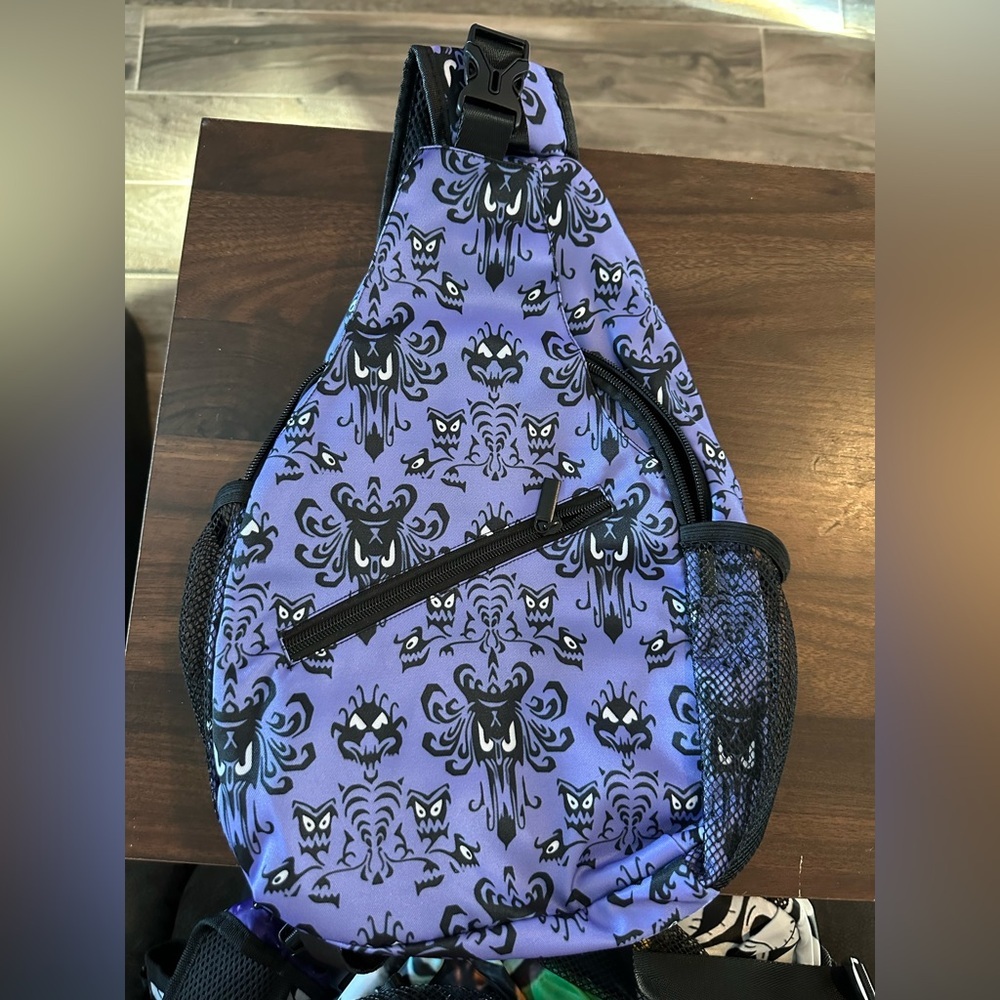 Disney haunted mansion All Over Print Face Slingbag​ - Picture 2 of 5